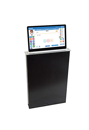 单屏升降式显示终端